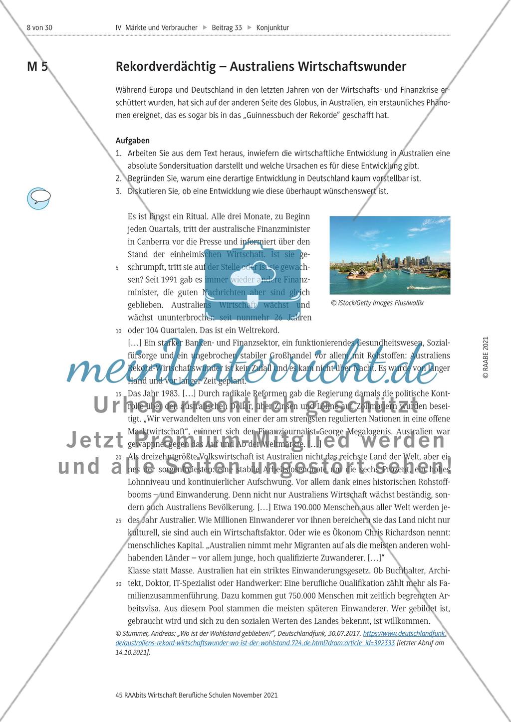 Wirtschaftliche Konjunktur - M1-M16 Preview 4