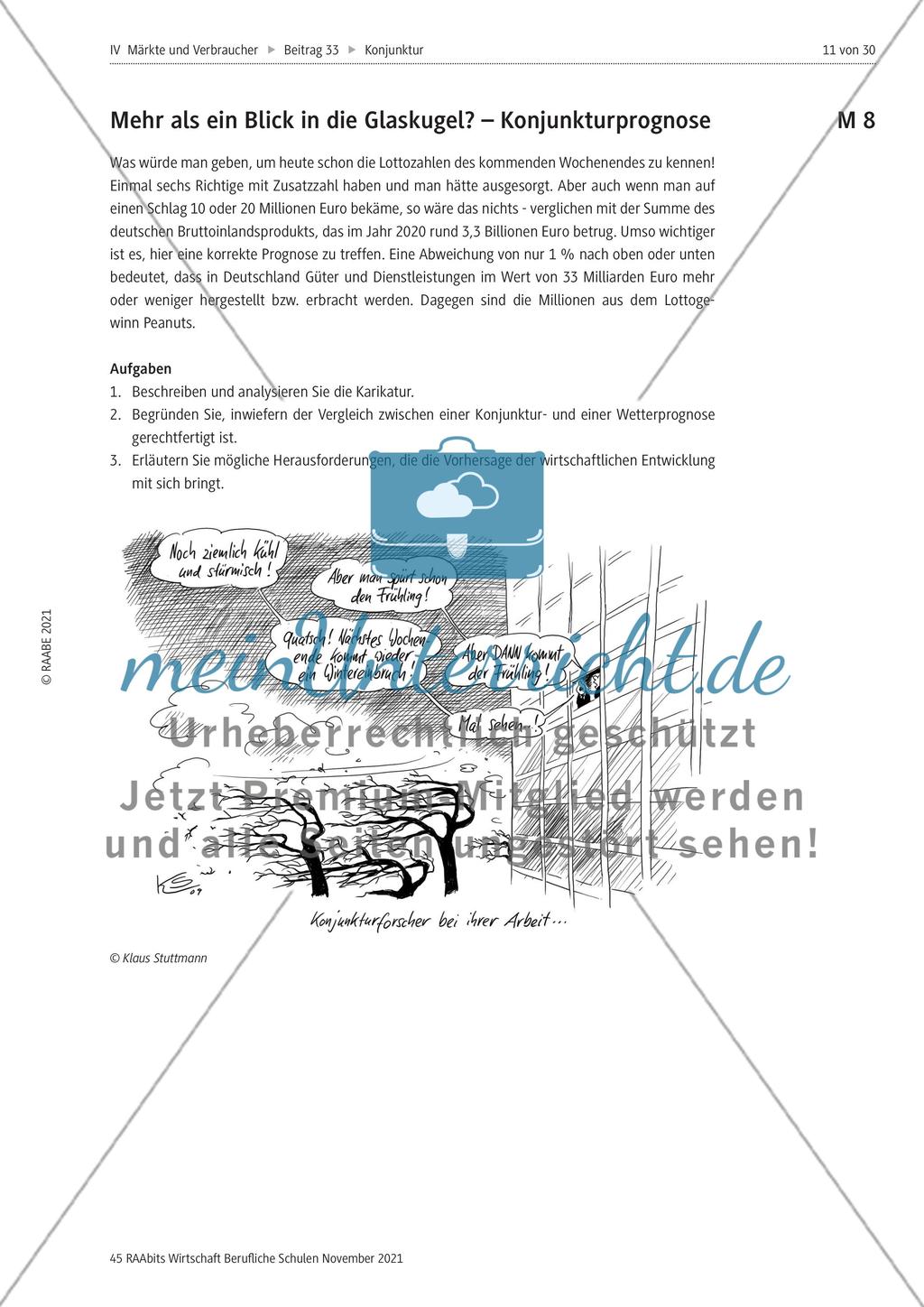 Wirtschaftliche Konjunktur - M1-M16 Preview 7