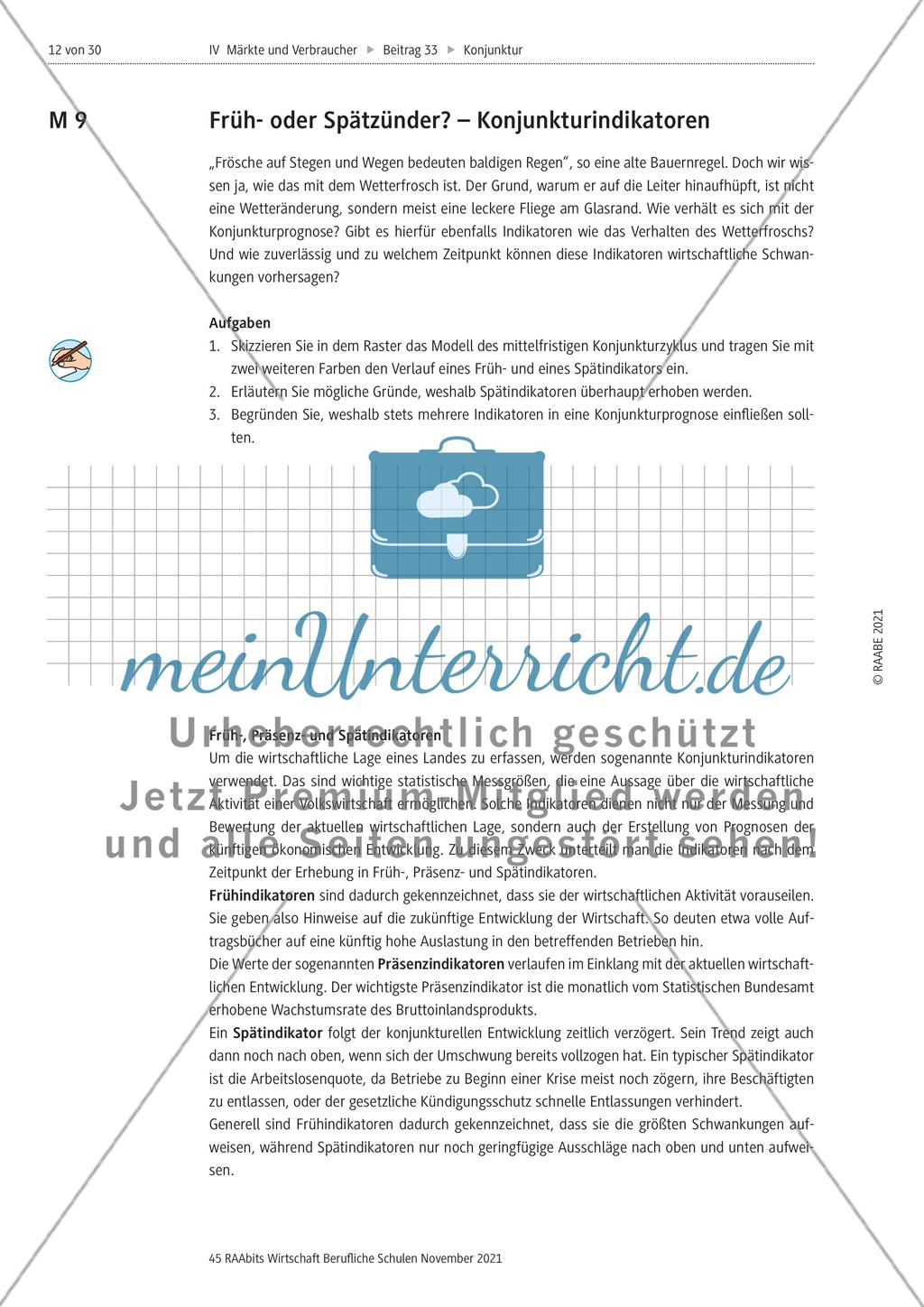Wirtschaftliche Konjunktur - M1-M16 Preview 8
