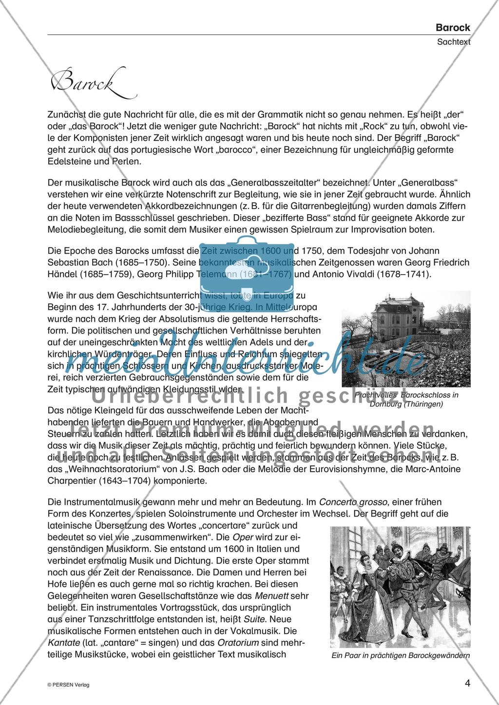 Musikgeschichte: Barock Preview 6