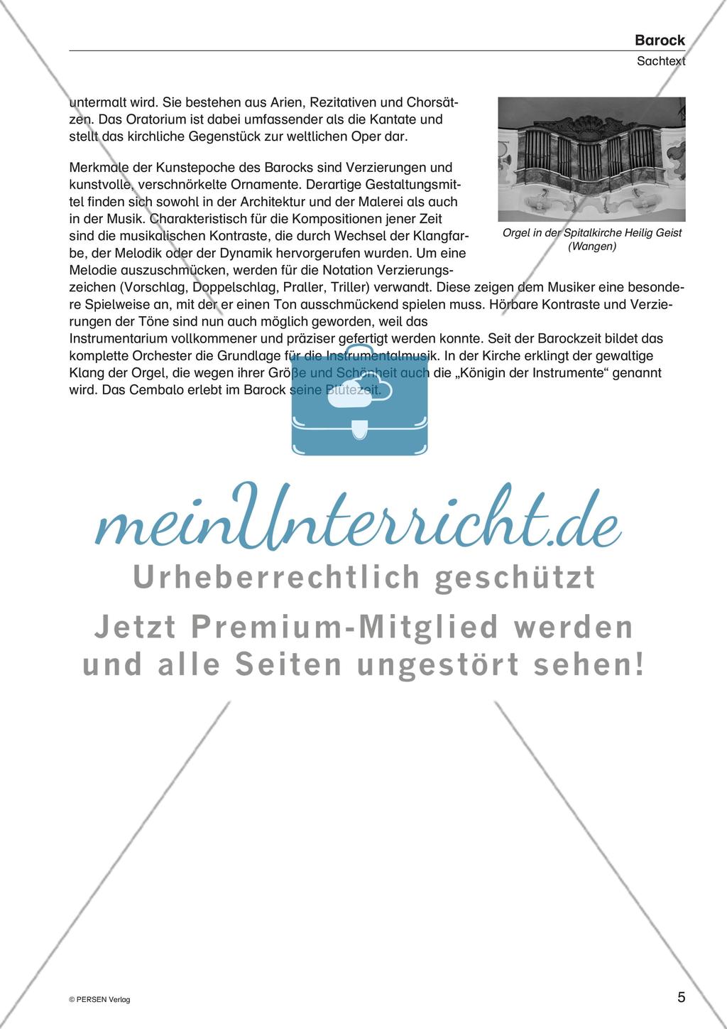 Musikgeschichte: Barock Preview 7