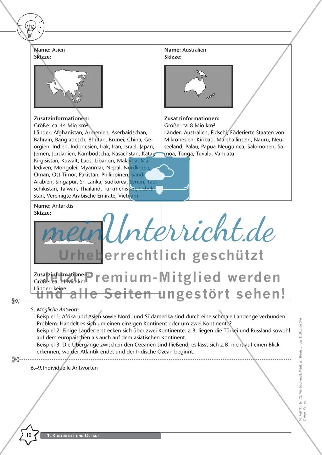 Kontinente und Ozeane Preview 6