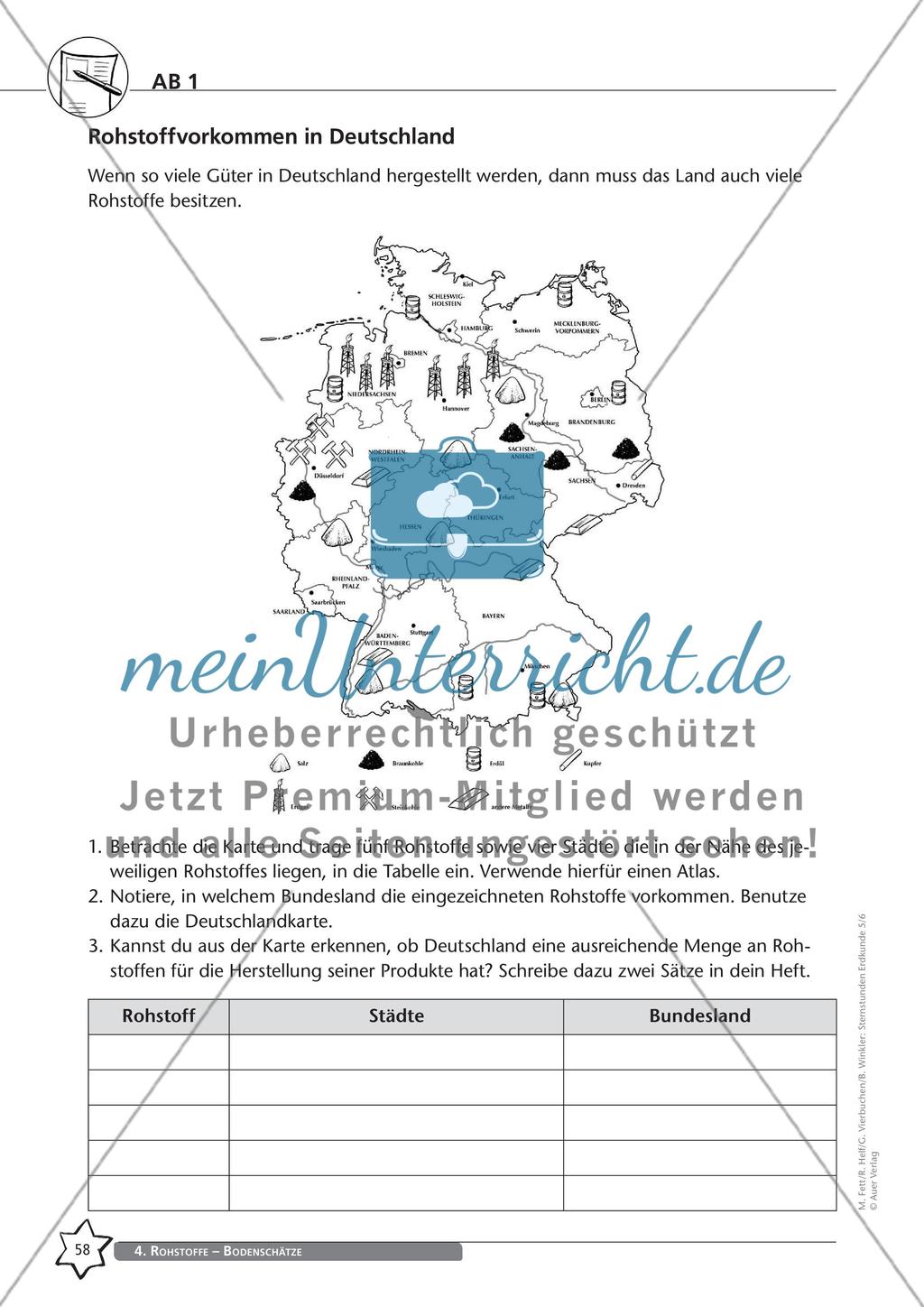 Rohstoffe – Bodenschätze - Teil 1 Preview 10