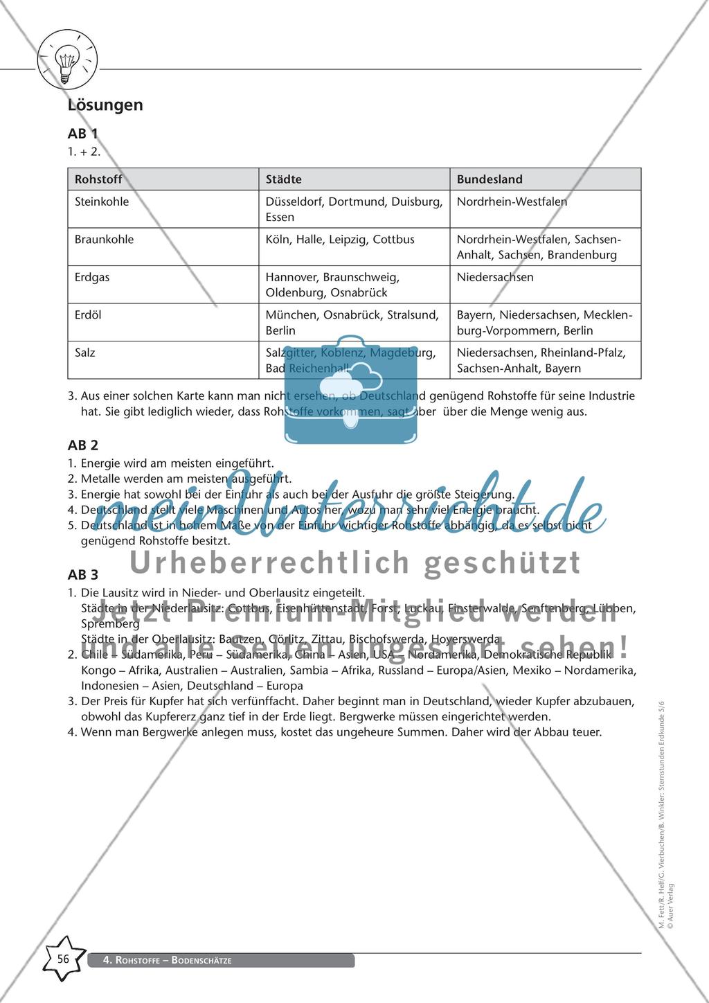 Rohstoffe – Bodenschätze - Teil 1 Preview 8