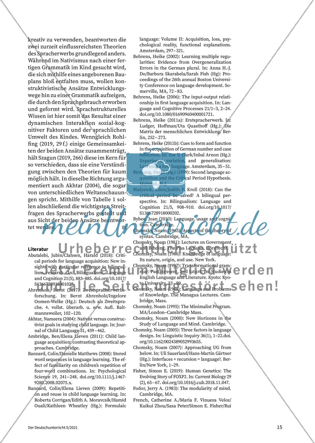 Theorien des Spracherwerbs Preview 10