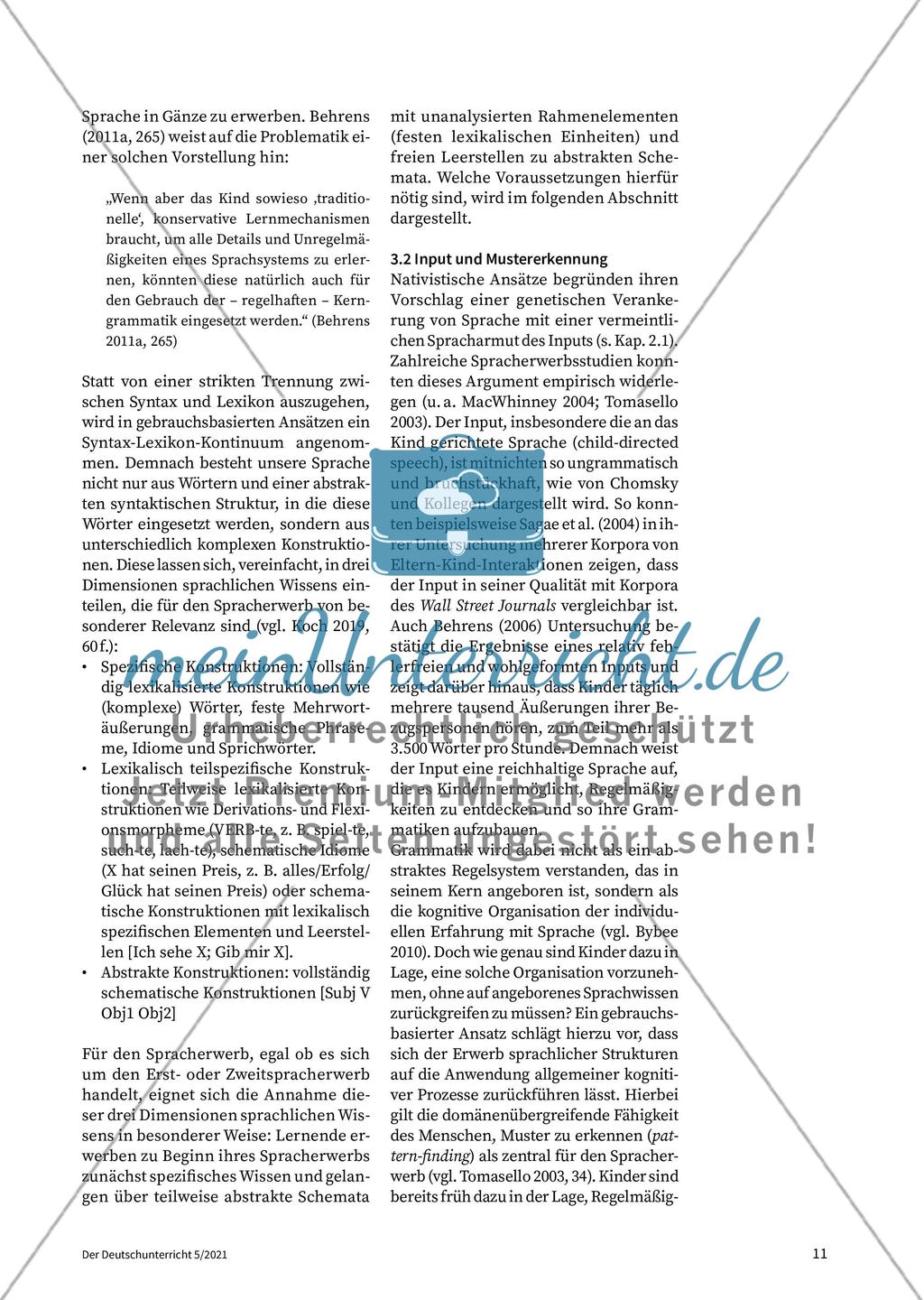 Theorien des Spracherwerbs Preview 6