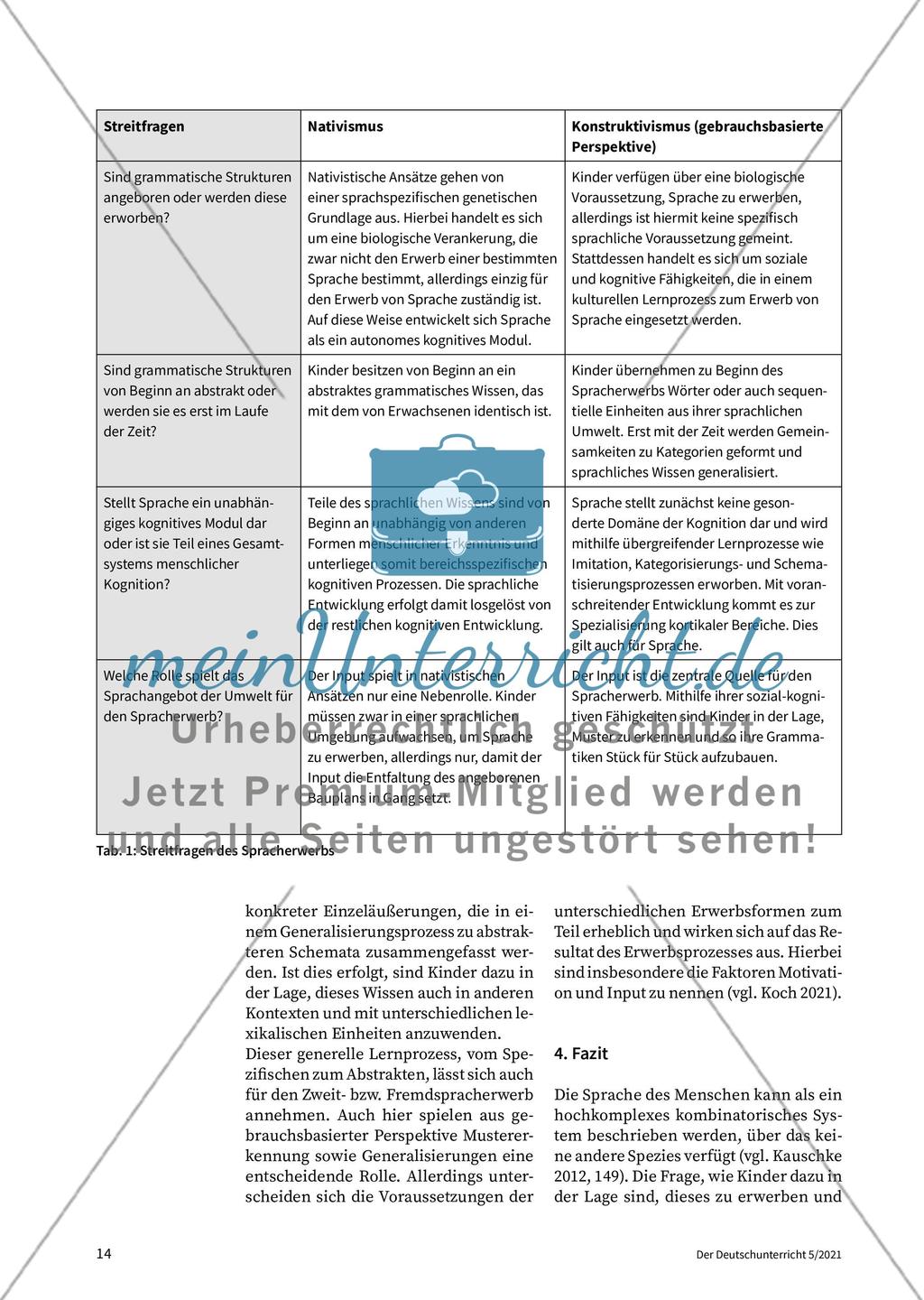 Theorien des Spracherwerbs Preview 9