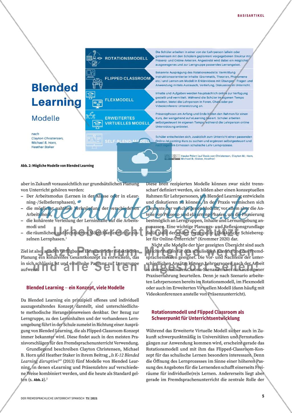 Vamos avanzando - Unterrichtsentwicklung durch Blended Learning Preview 4
