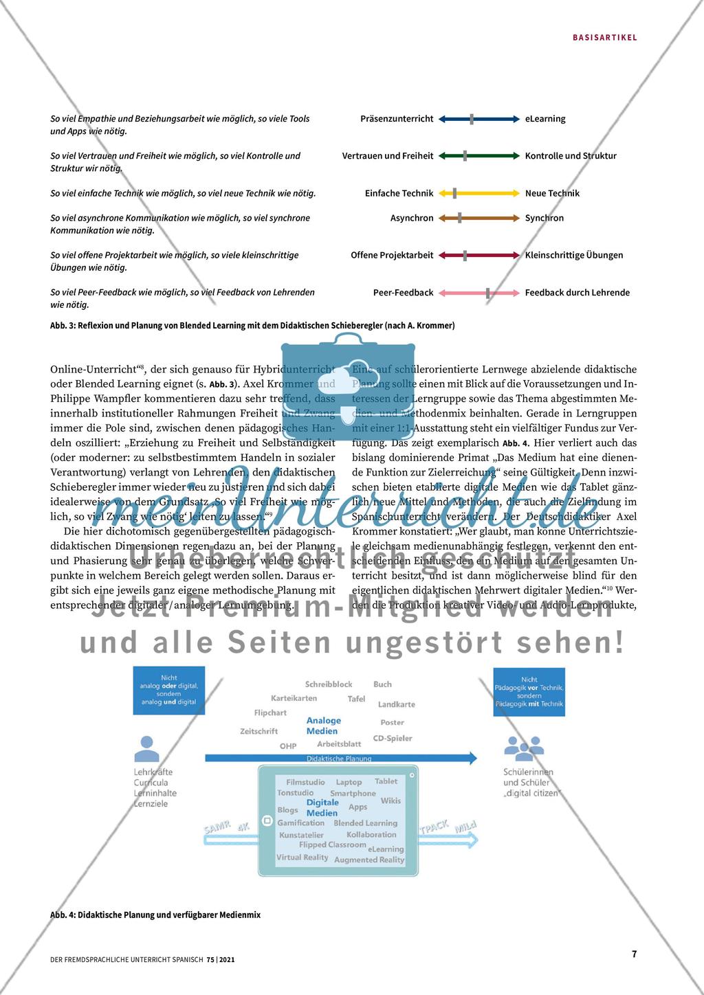 Vamos avanzando - Unterrichtsentwicklung durch Blended Learning Preview 6