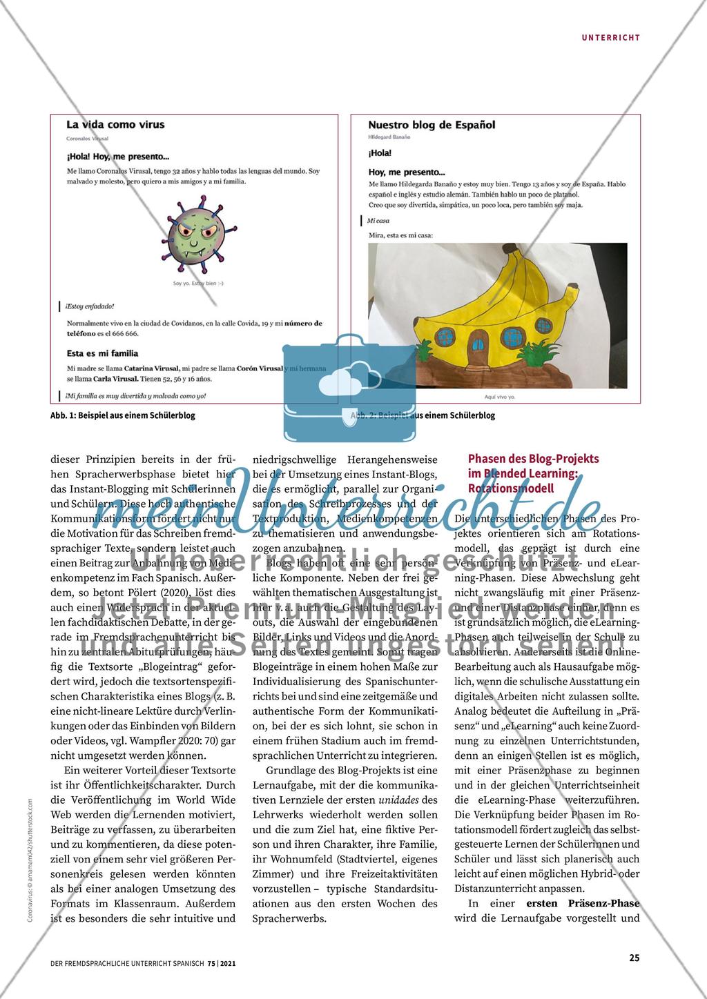 Bloggen im Spanischunterricht von Anfang an Preview 2