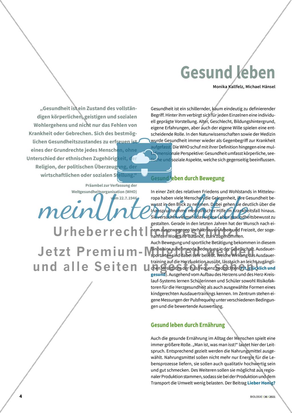 Gesund leben Preview 1