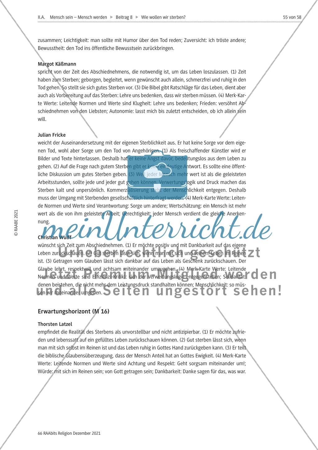 Was ist gutes Sterben? – Eine ganz persönliche Frage Preview 11