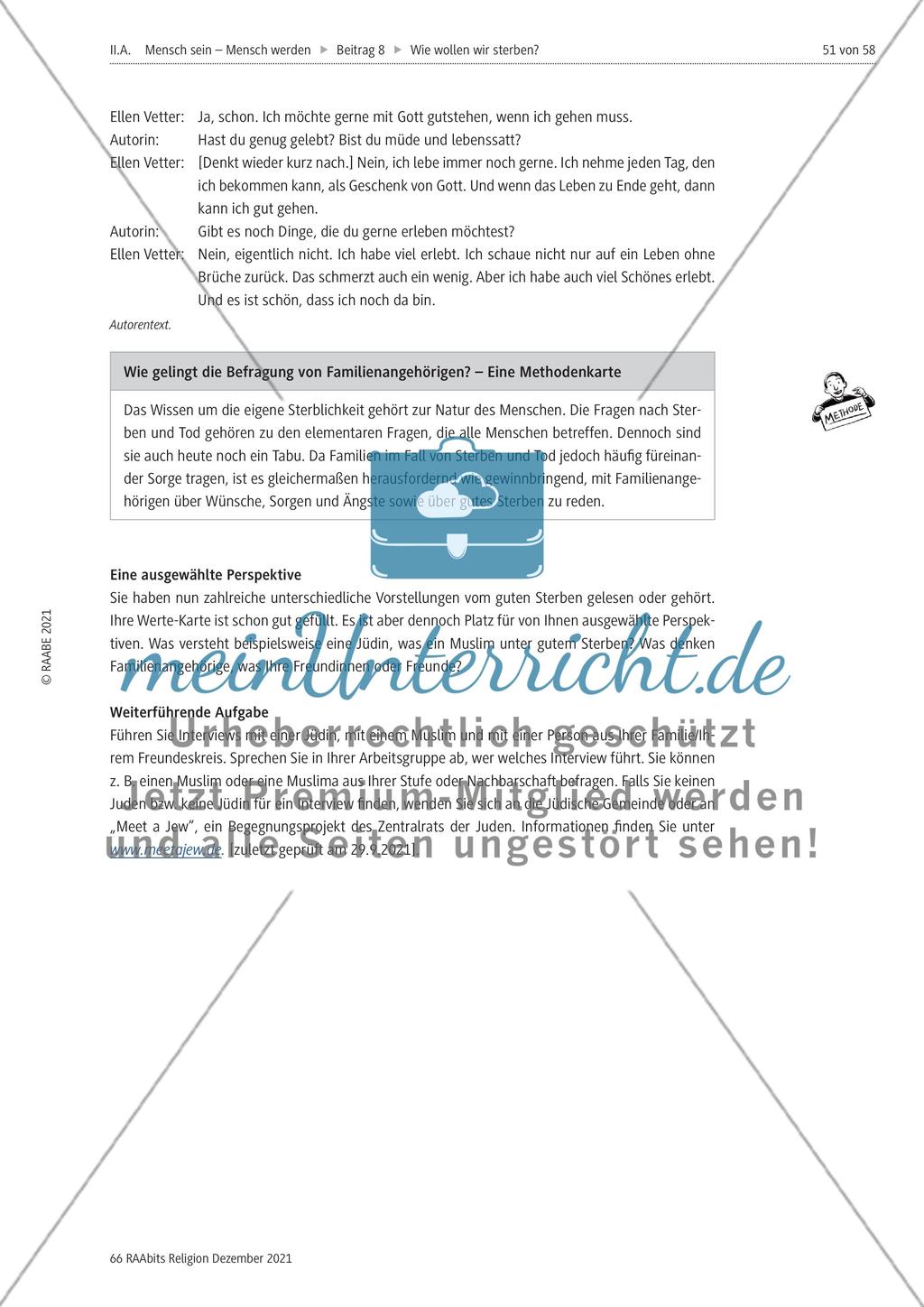 Was ist gutes Sterben? – Eine ganz persönliche Frage Preview 7