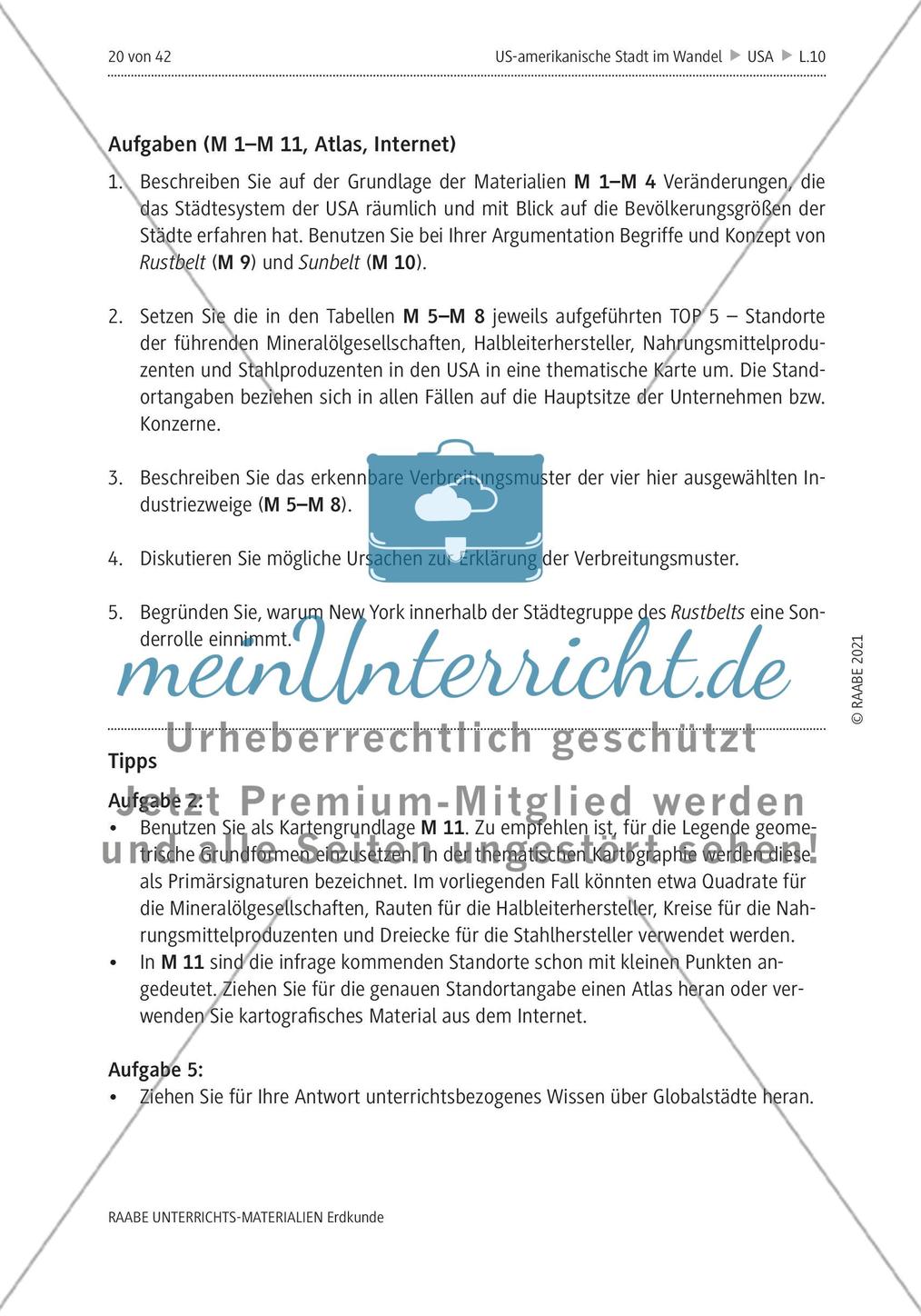 Die US-amerikanische Stadt im Wandel - M1-M11 Preview 9