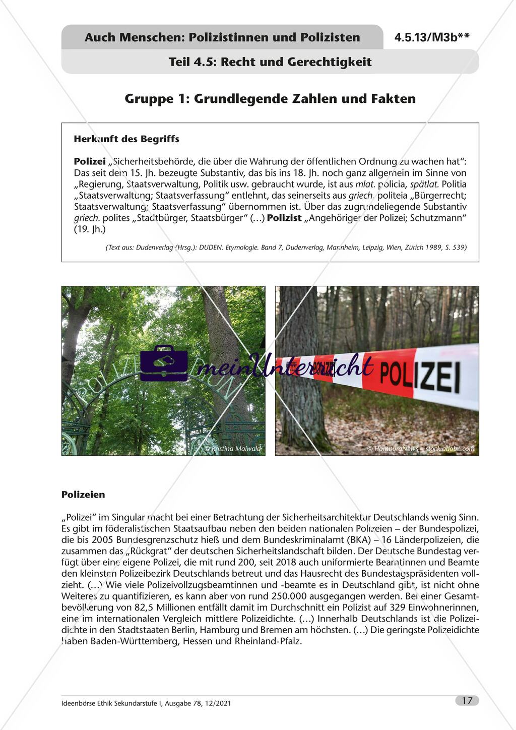Auch Menschen: Polizistinnen und Polizisten - M3 Preview 2