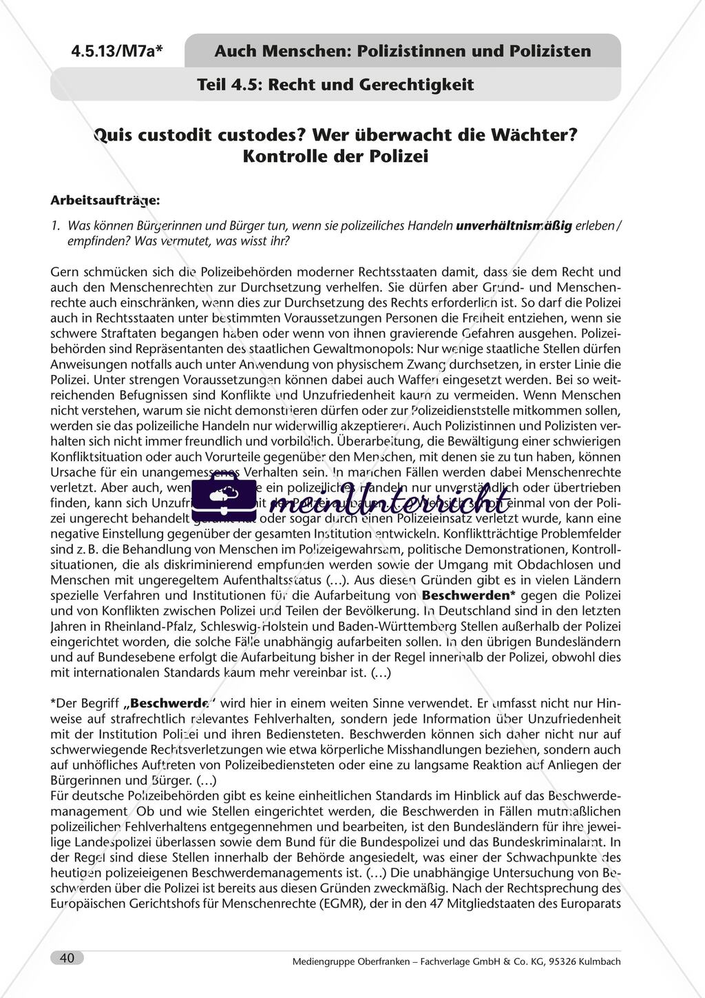 Auch Menschen: Polizistinnen und Polizisten - M6-M7 Preview 4