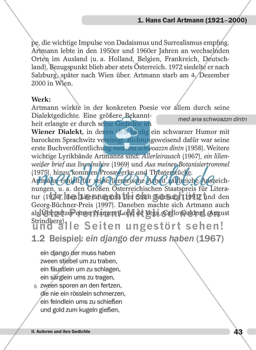 Autoren und ihre Gedichte - Teil 1 Preview 2