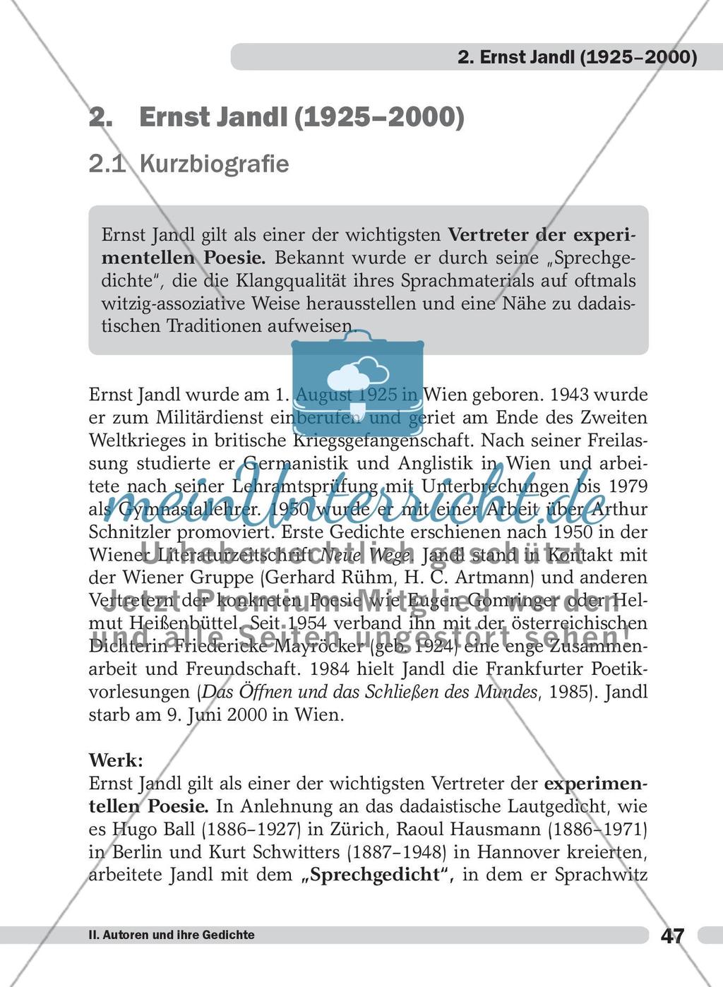 Autoren und ihre Gedichte - Teil 1 Preview 6