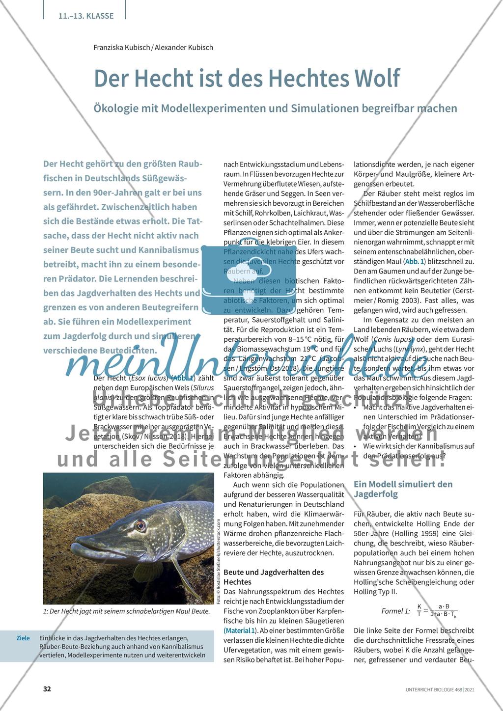 Der Hecht ist des Hechtes Wolf Preview 1