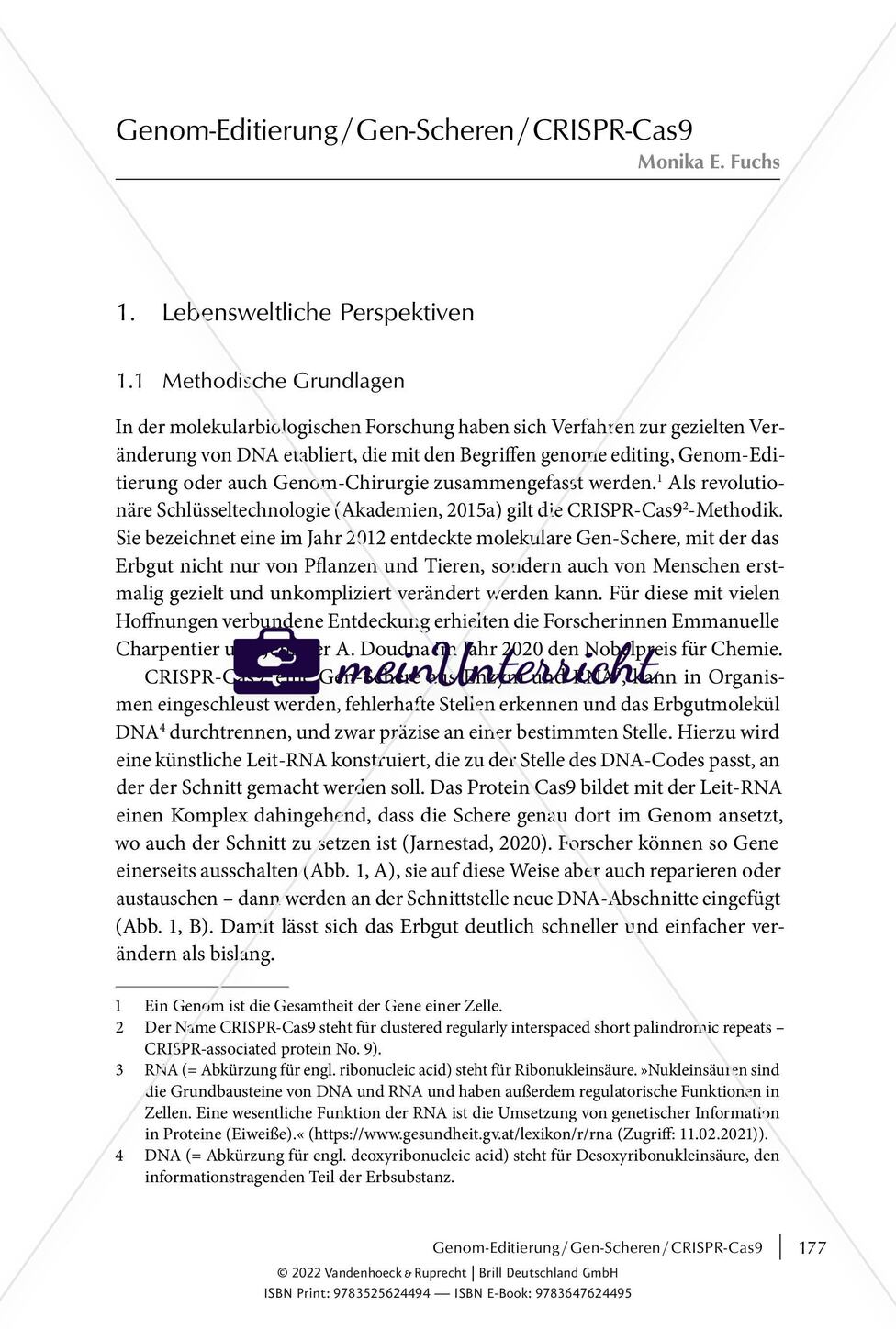 Genom-Editierung / Gen-Scheren / CRISPR-Cas9 Preview 1