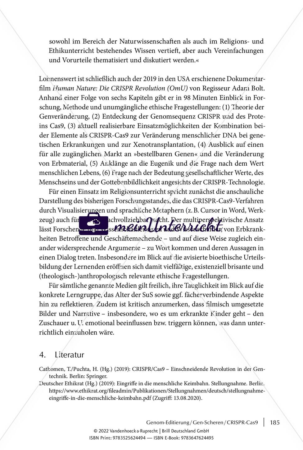 Genom-Editierung / Gen-Scheren / CRISPR-Cas9 Preview 9