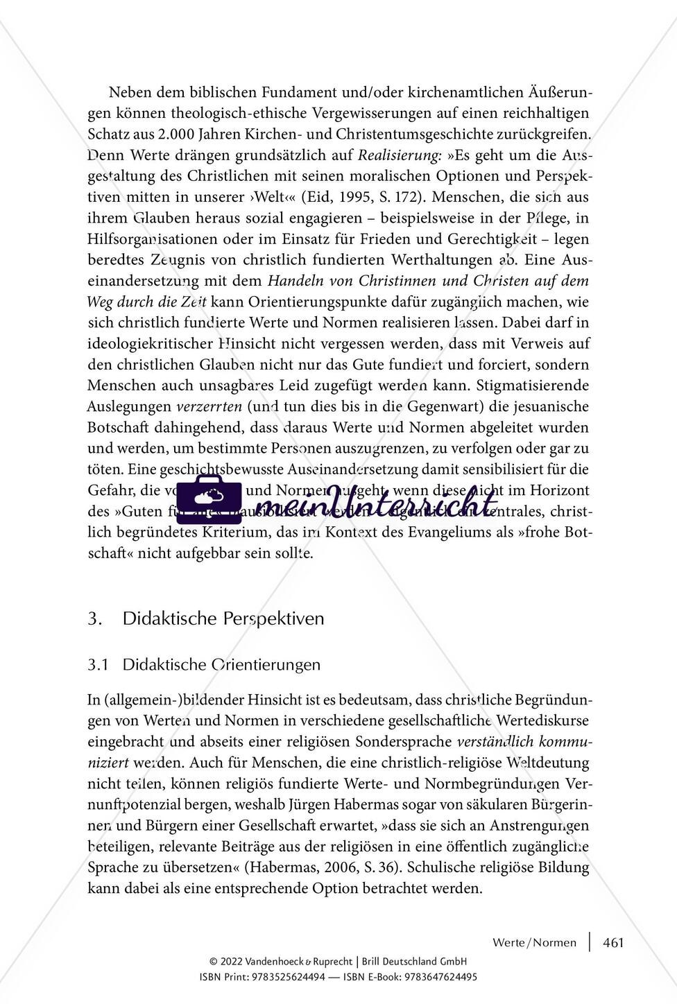 Werte / Normen Preview 6
