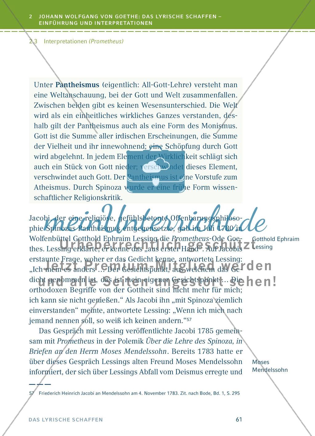 Johann Wolfgang von Goethe: Das lyrische Schaffen - Einführung und Interpretationen - Teil 4 Preview 15