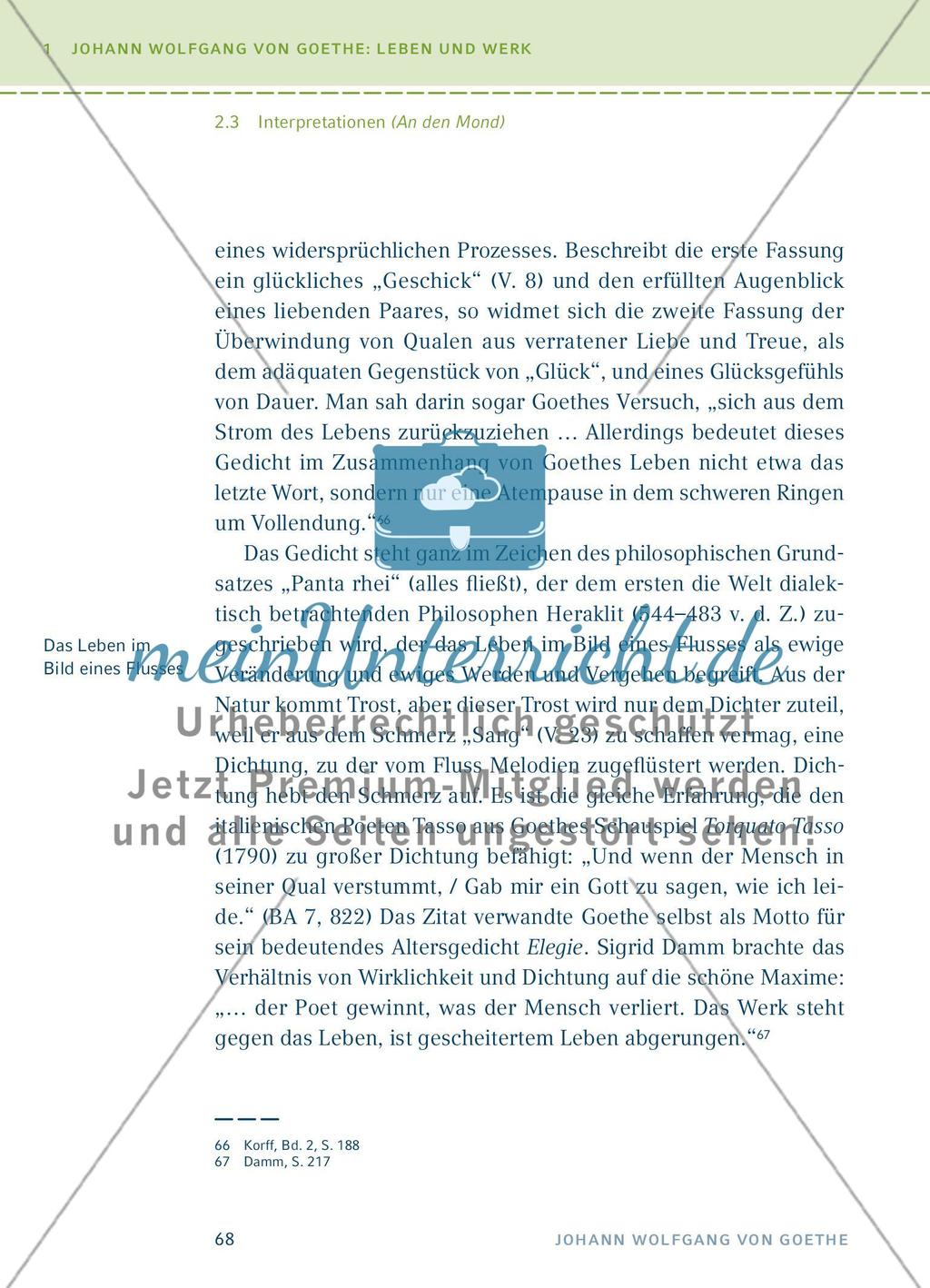 Johann Wolfgang von Goethe: Das lyrische Schaffen - Einführung und Interpretationen - Teil 4 Preview 22