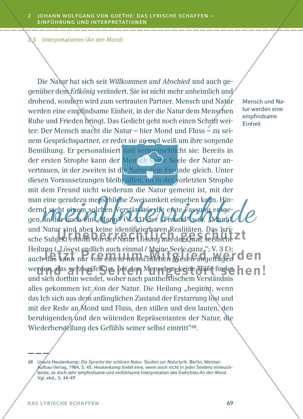 Johann Wolfgang von Goethe: Das lyrische Schaffen - Einführung und Interpretationen - Teil 4 Preview 23