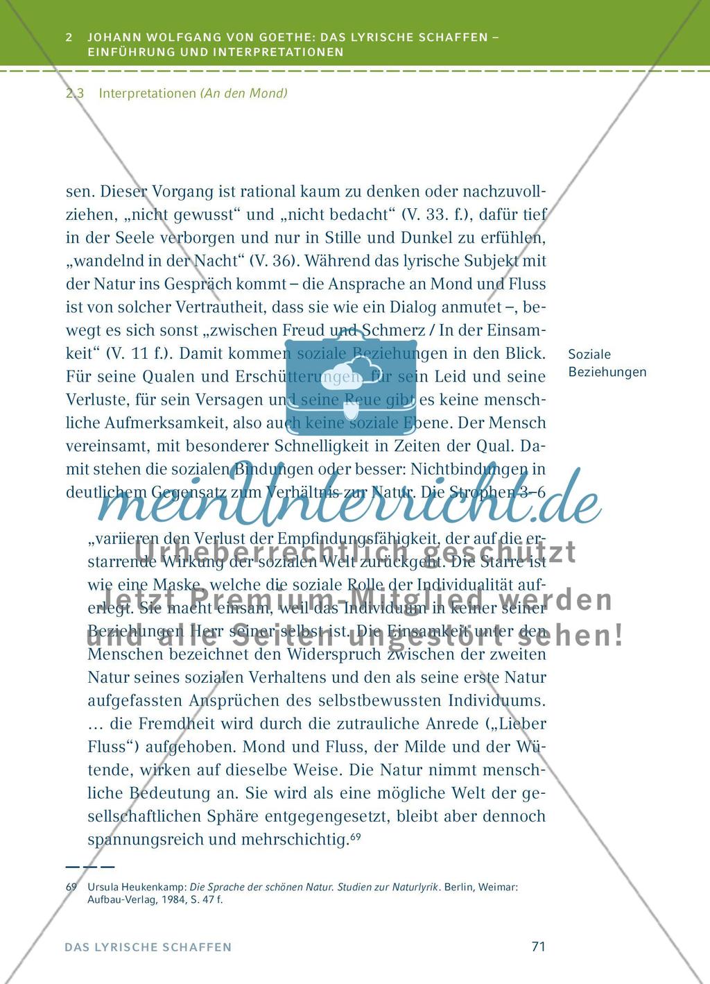 Johann Wolfgang von Goethe: Das lyrische Schaffen - Einführung und Interpretationen - Teil 4 Preview 25
