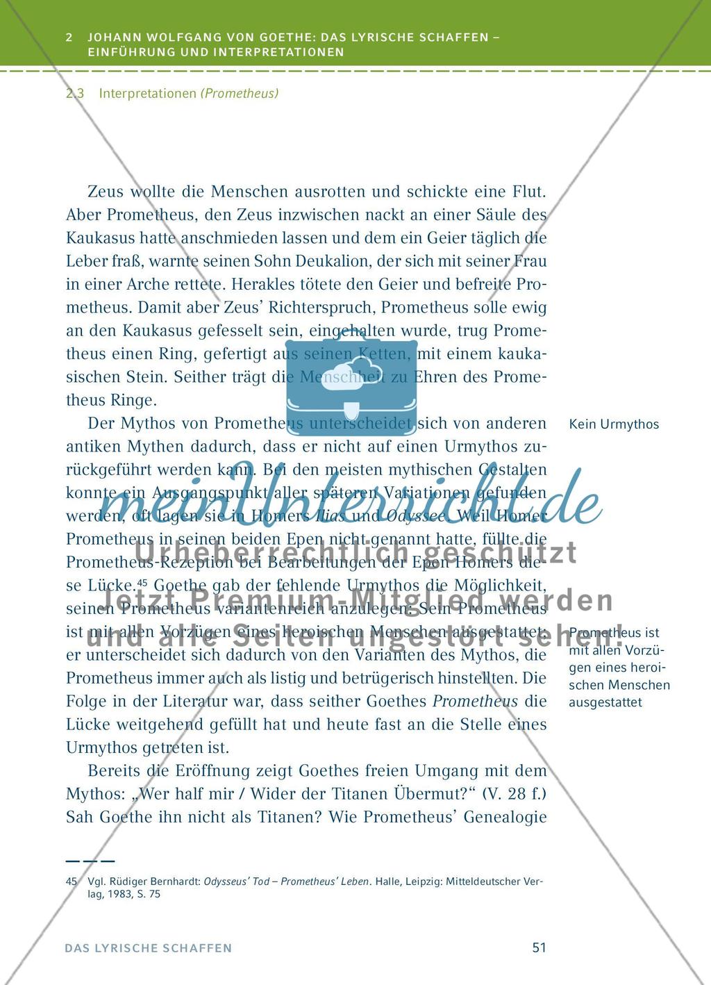 Johann Wolfgang von Goethe: Das lyrische Schaffen - Einführung und Interpretationen - Teil 4 Preview 5