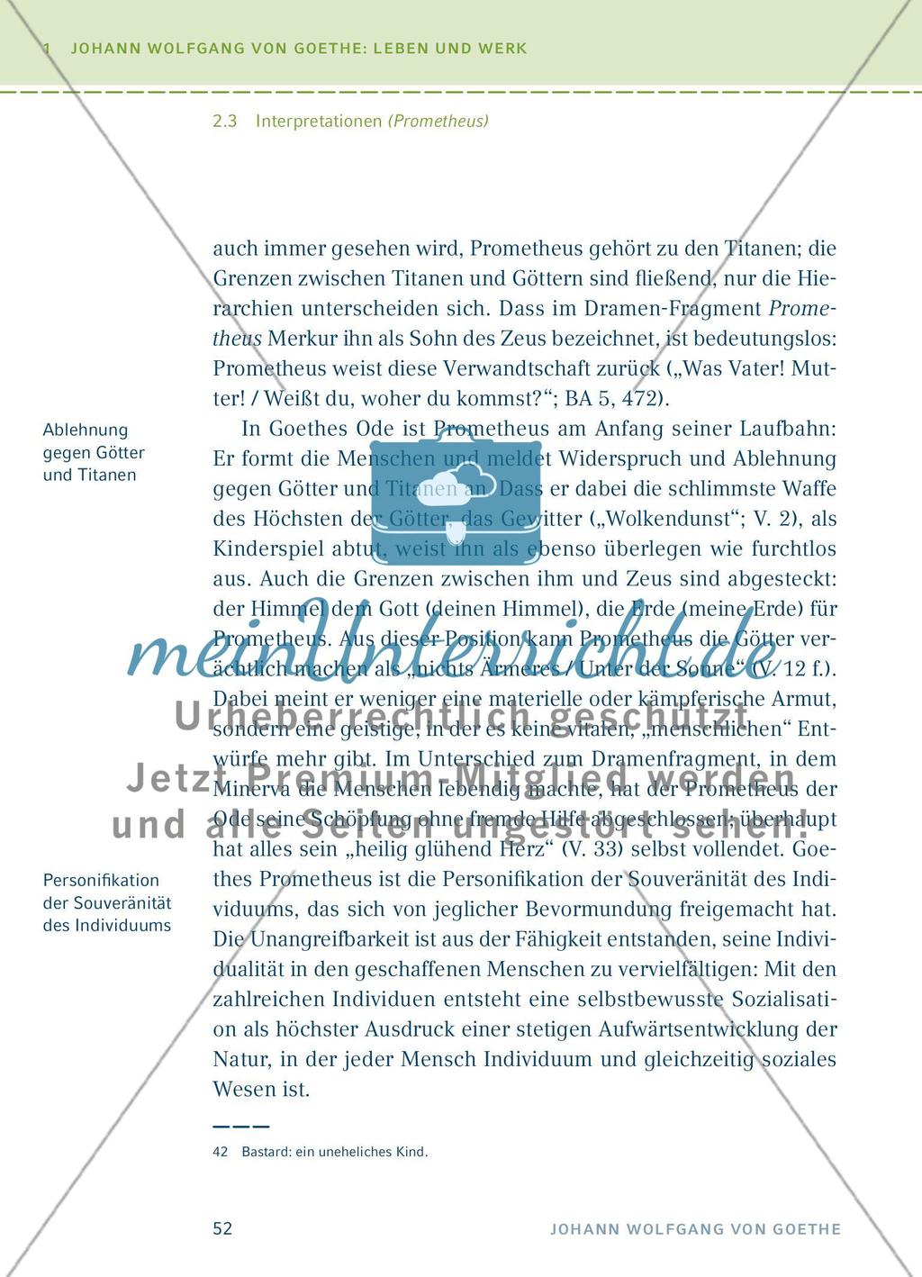 Johann Wolfgang von Goethe: Das lyrische Schaffen - Einführung und Interpretationen - Teil 4 Preview 6