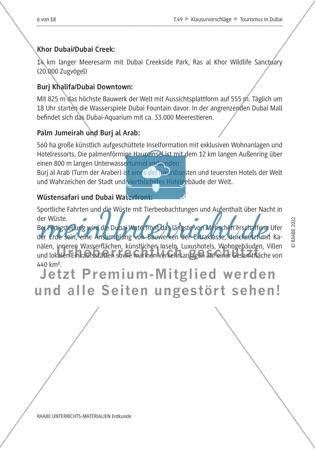 Dubai: Strategien touristischer Entwicklung Preview 6
