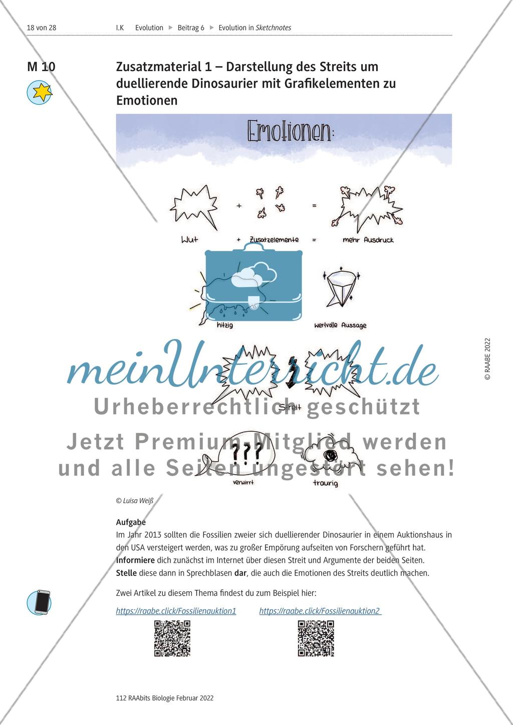 Fossilien als Belege der Evolution – M1-M11 Preview 11