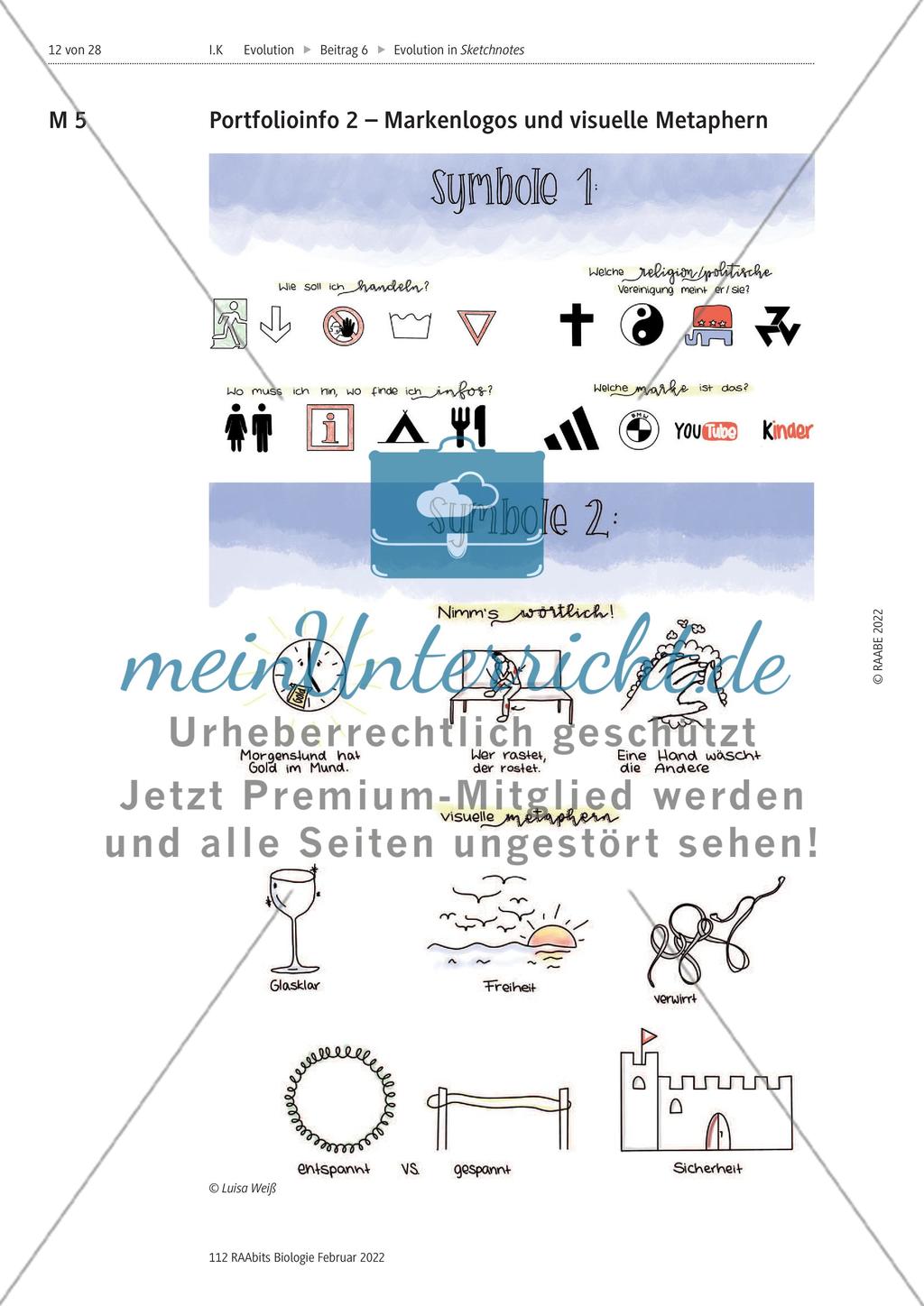 Fossilien als Belege der Evolution – M1-M11 Preview 5