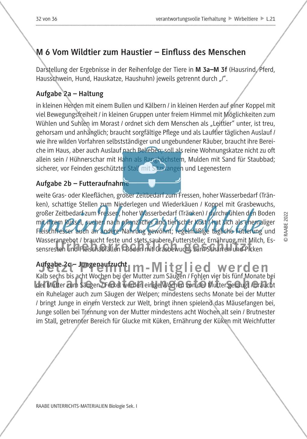 Verantwortungsvolle Tierhaltung – Lösungsvorschläge Preview 5