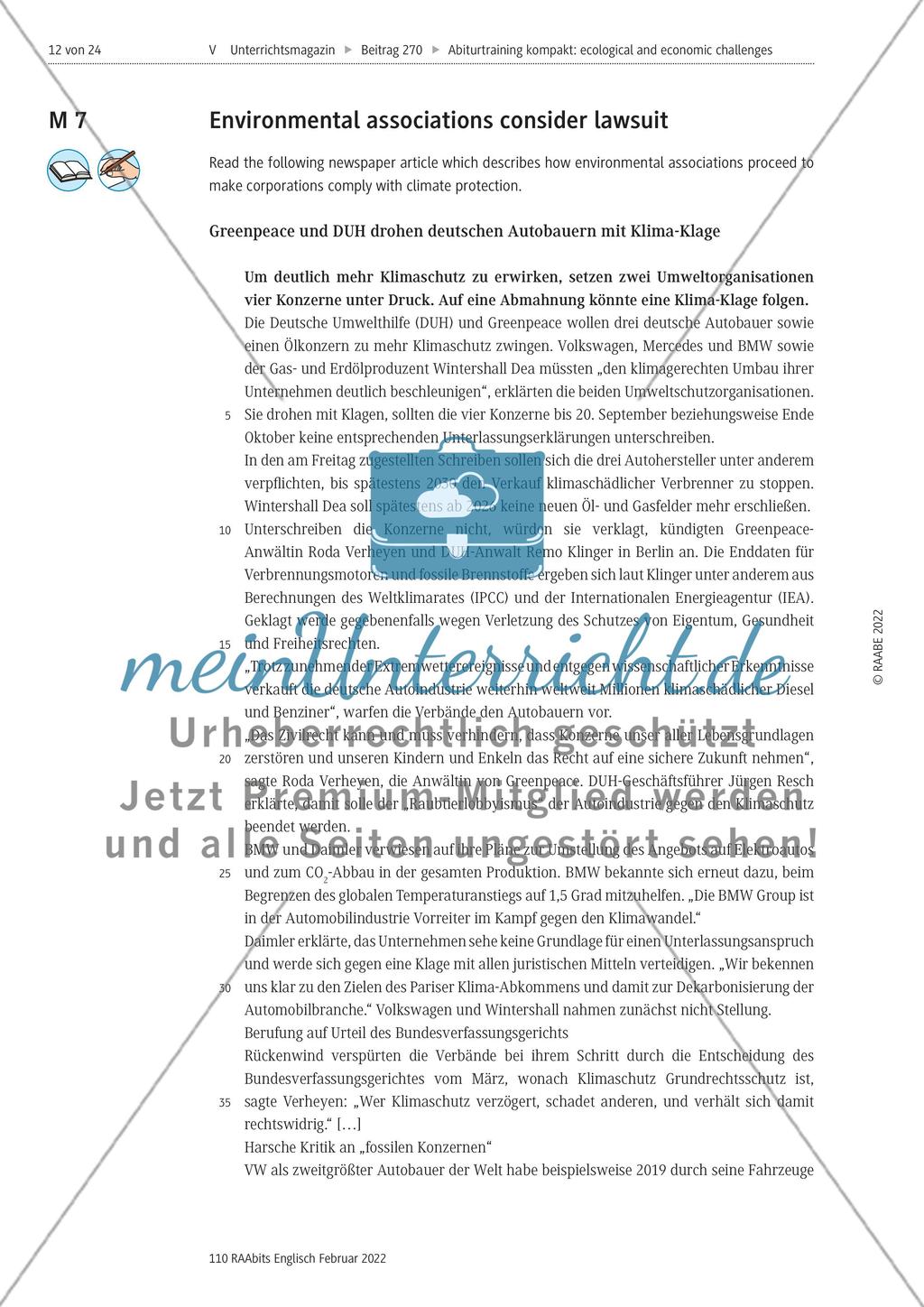Global ecological and economic challenges meet sustainability and inventiveness – M1-M8 Preview 11
