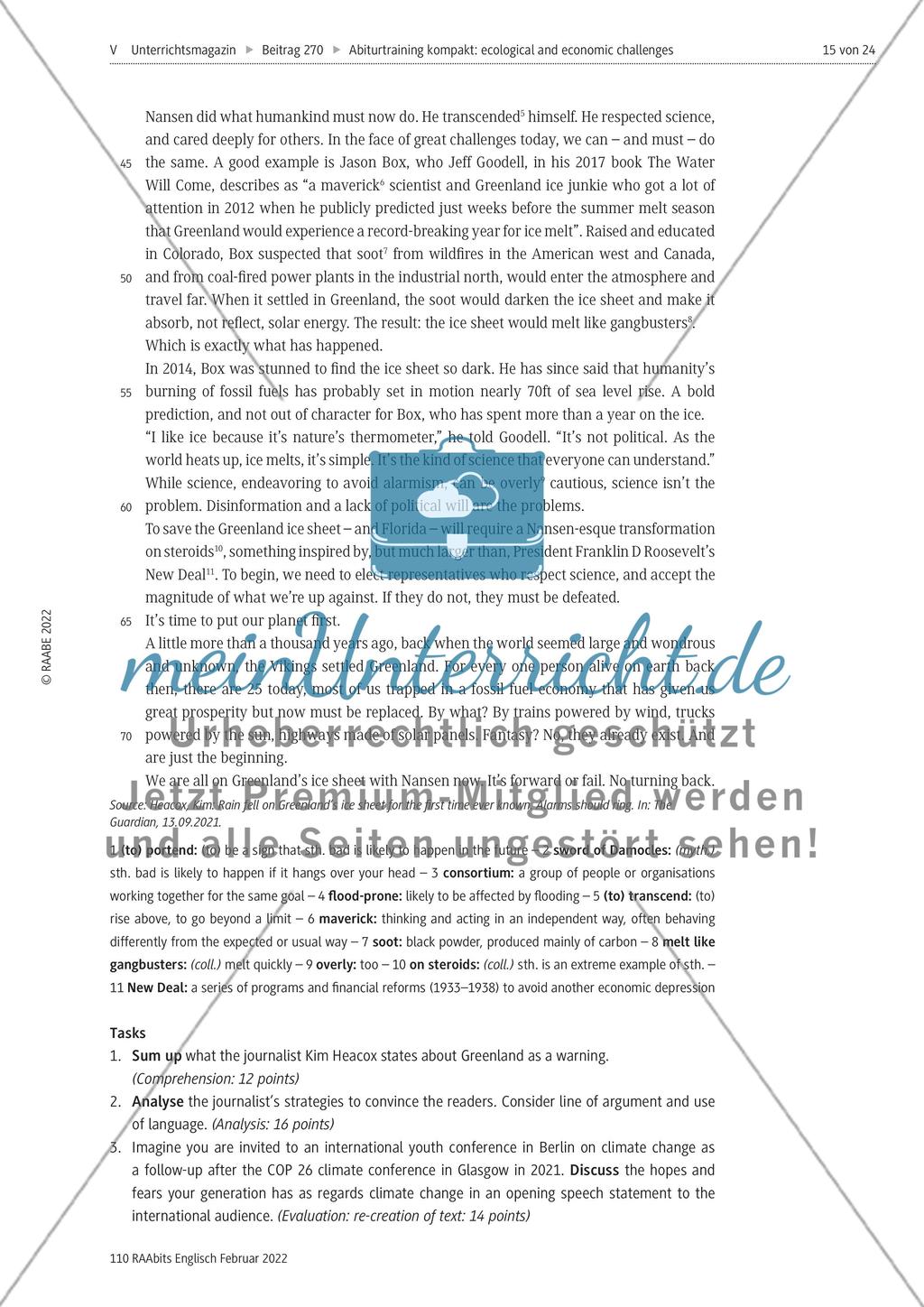 Global ecological and economic challenges meet sustainability and inventiveness – M1-M8 Preview 14