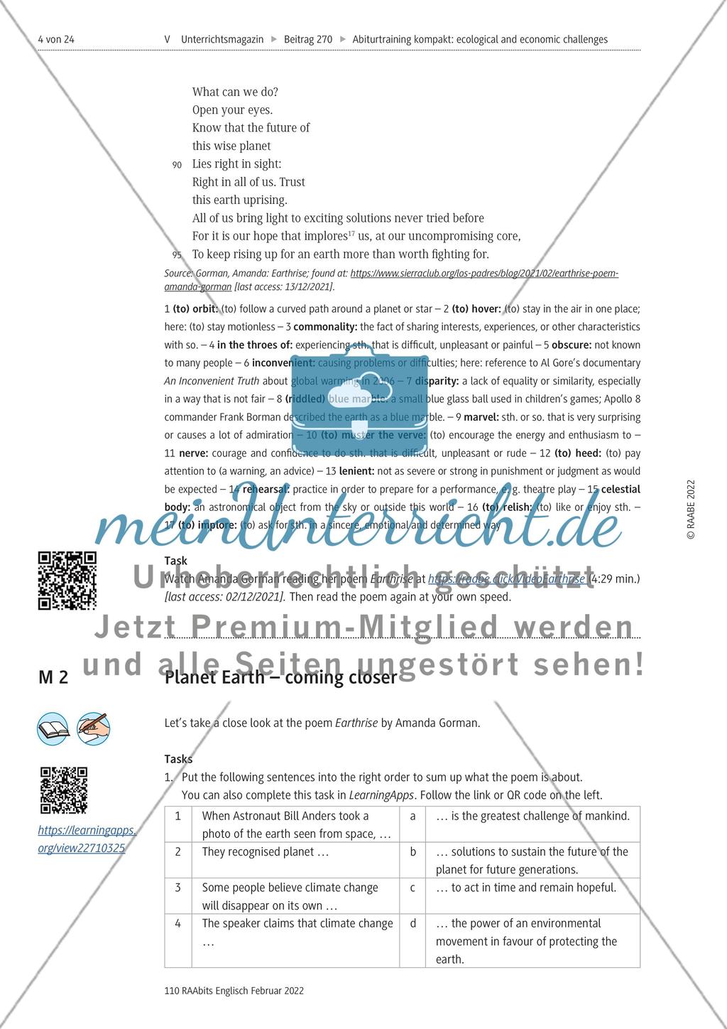 Global ecological and economic challenges meet sustainability and inventiveness – M1-M8 Preview 3