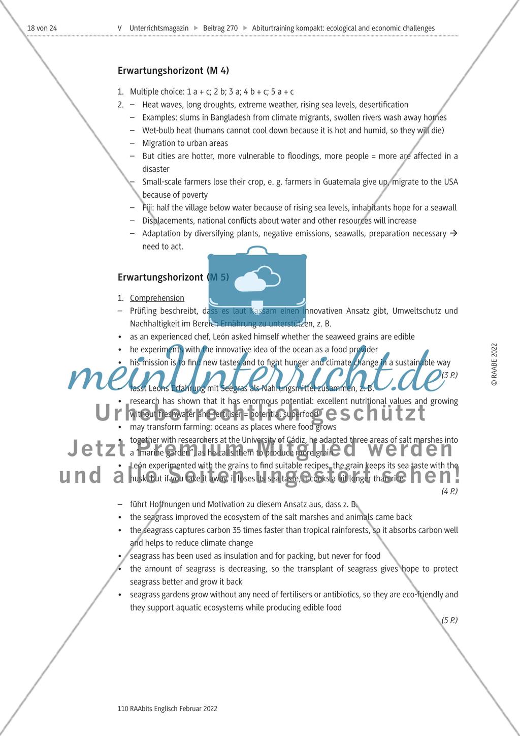 Hinweise und Erwartungshorizont Preview 3