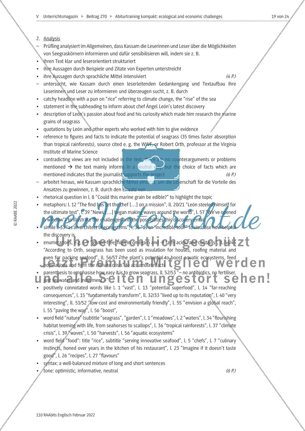 Hinweise und Erwartungshorizont Preview 4