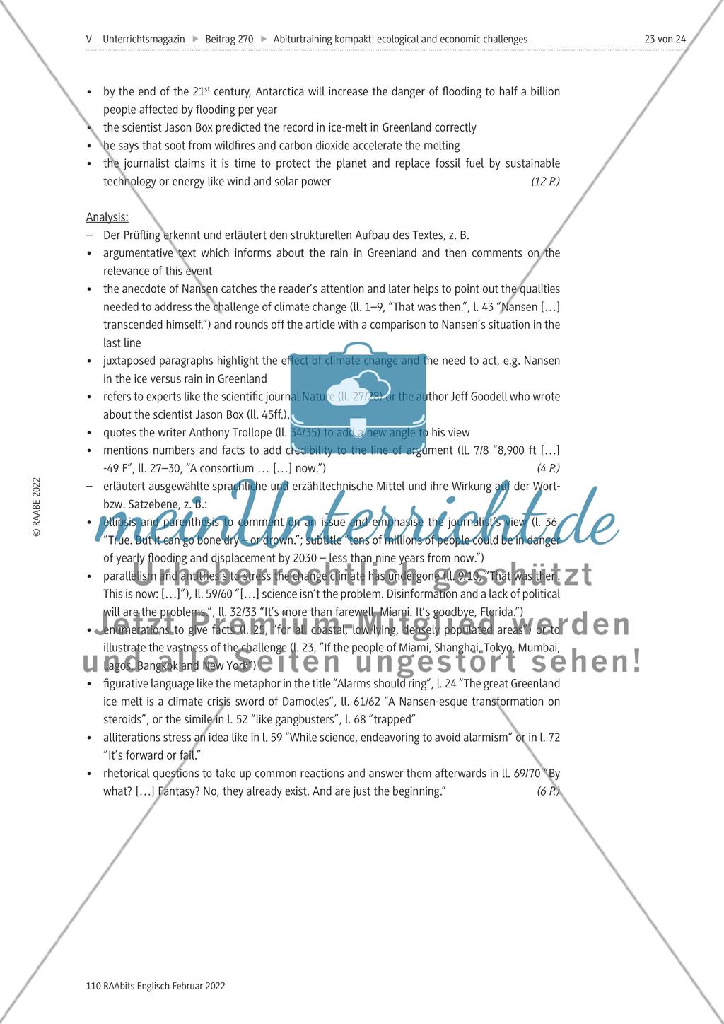 Hinweise und Erwartungshorizont Preview 8