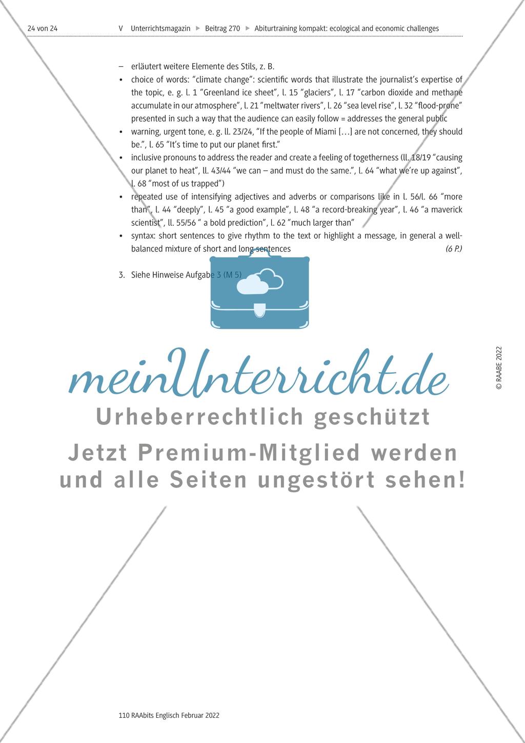 Hinweise und Erwartungshorizont Preview 9