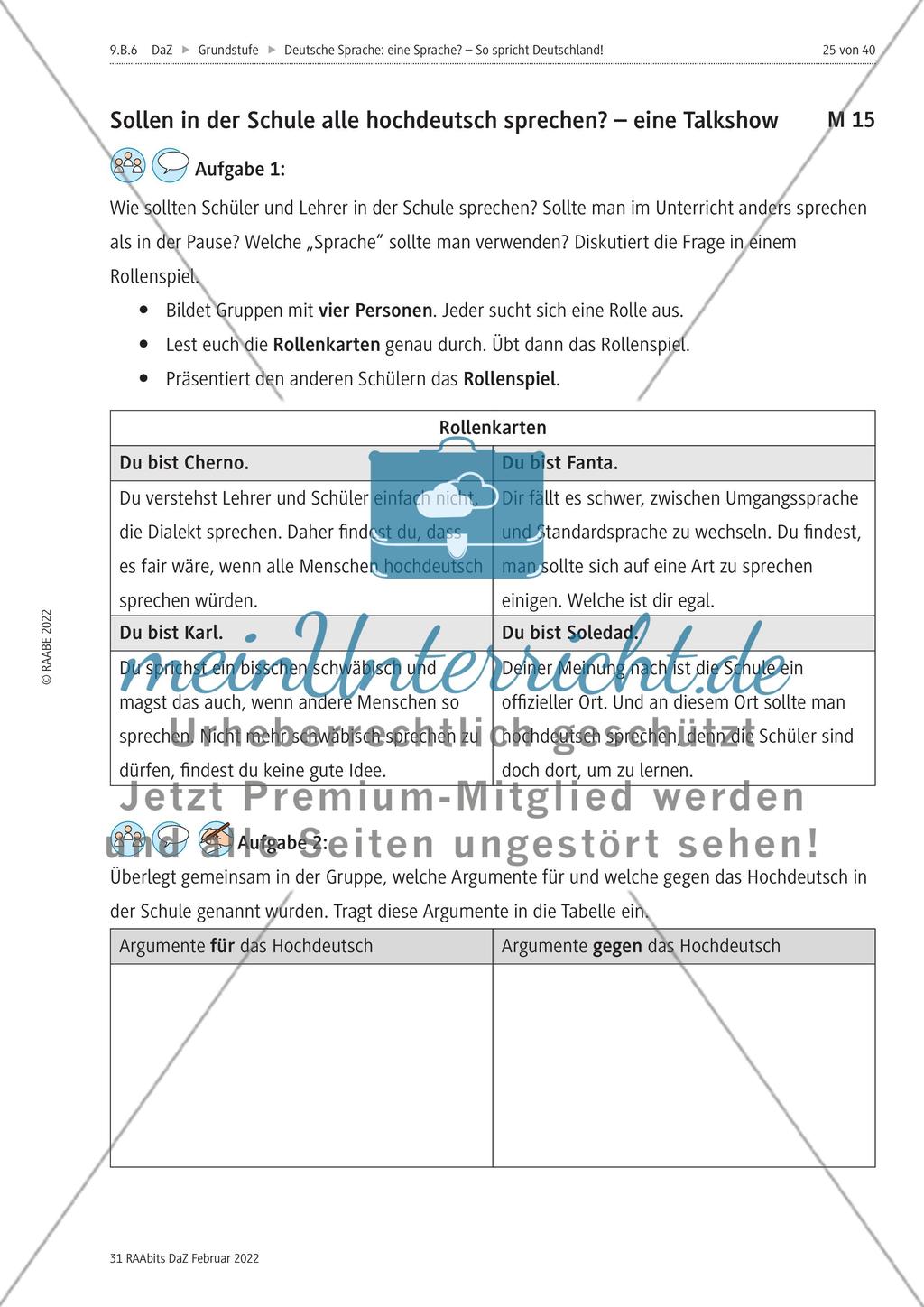 Deutsche Sprache: eine Sprache? – M11-M20 Preview 7