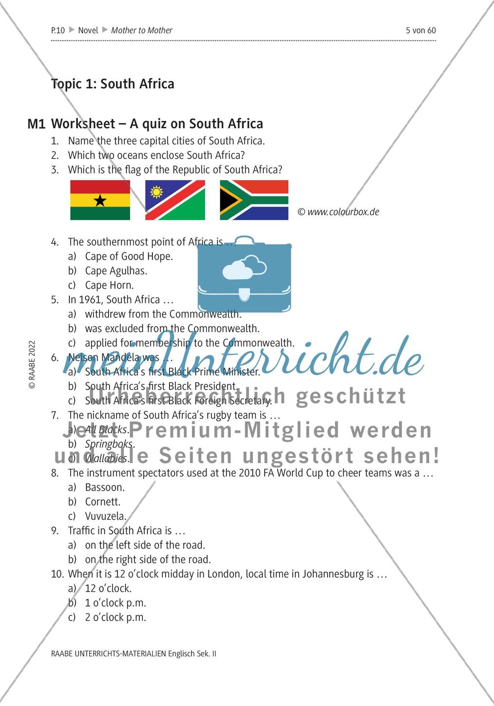 Sindiwe Magona: Mother to Mother – Topic1-2 Preview 1