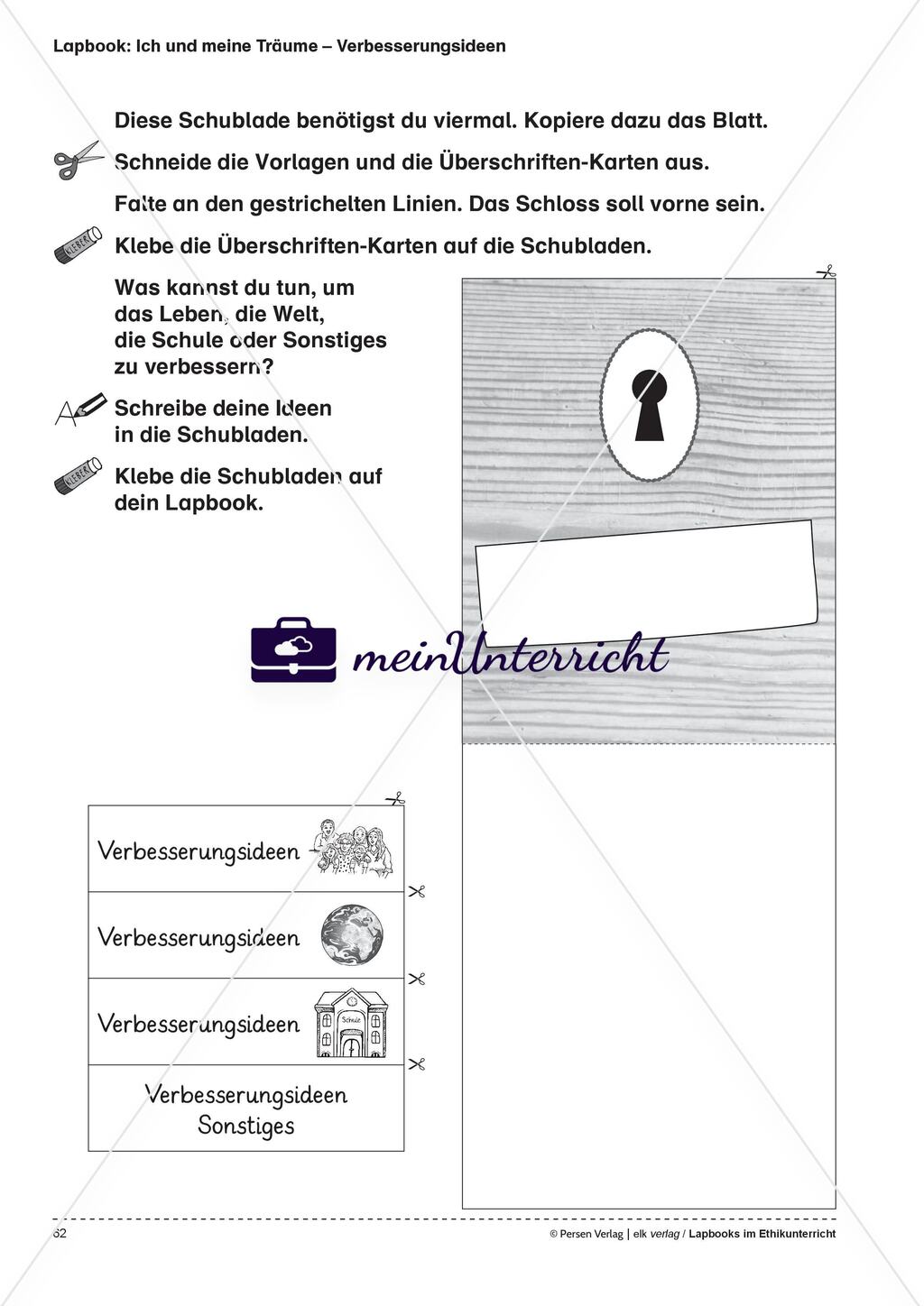 Lapbook: Ich und meine Träume Preview 10