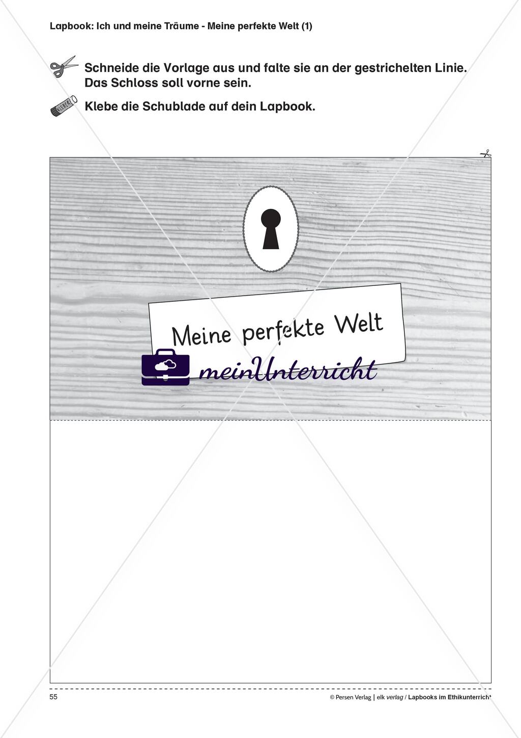 Lapbook: Ich und meine Träume Preview 3