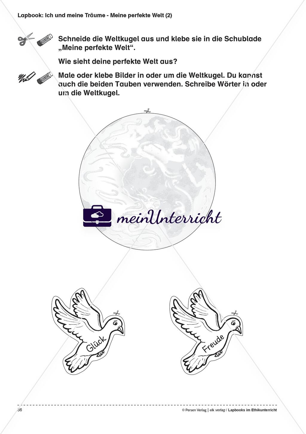 Lapbook: Ich und meine Träume Preview 4
