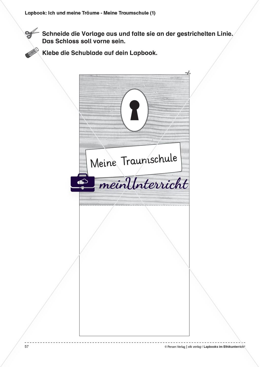 Lapbook: Ich und meine Träume Preview 5