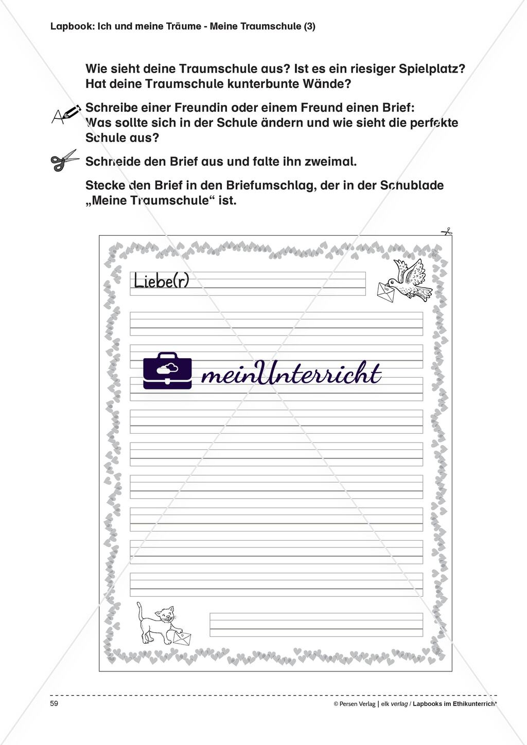 Lapbook: Ich und meine Träume Preview 7